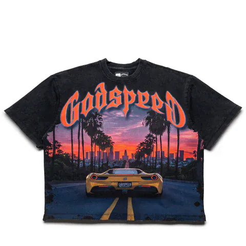 Godspeed Sunset BLVD Tee Black Wash