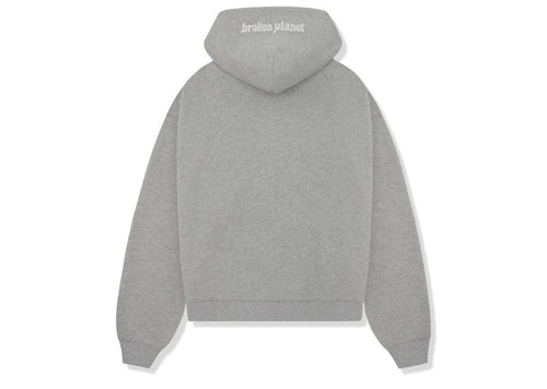Broken Planet Zip Up Hoodie Gunmetal Grey