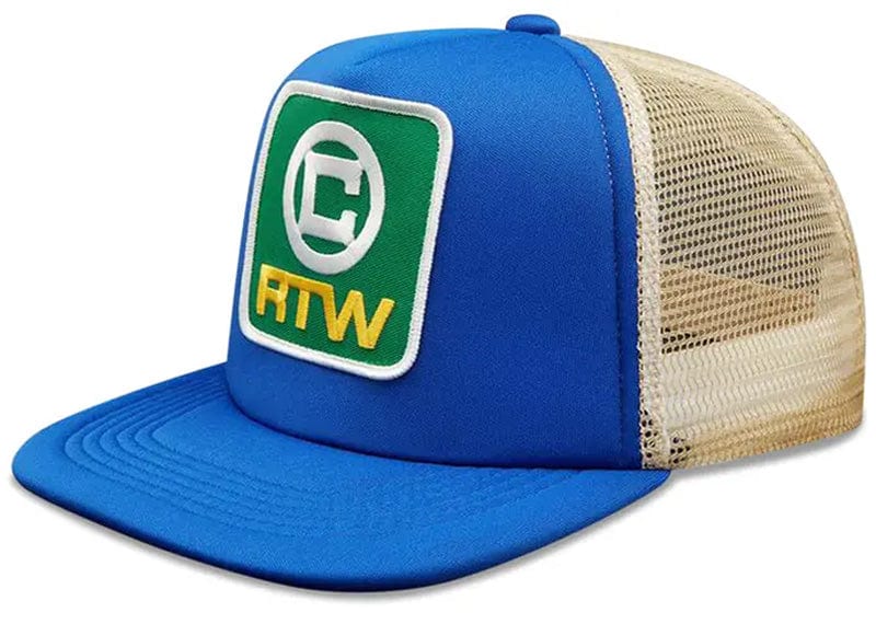 Corteiz Box Trucker Cap Royal Blue