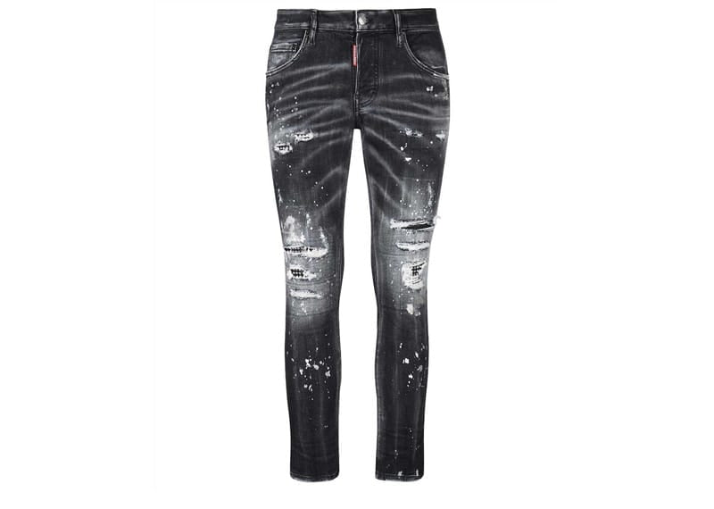 Dsquared2 Skater 5 Pockets Washed Black