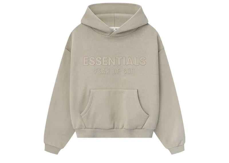 Fear of God Essentials Kids Classic Fleece Hoodie Timber (4/5 Years)