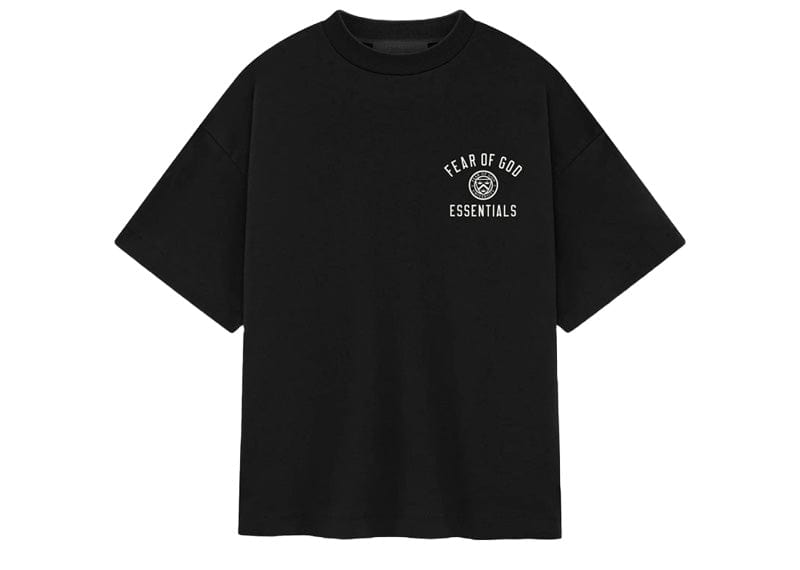 Fear of God Essentials Kids Jersey Crewneck II Tee (FW24) Black