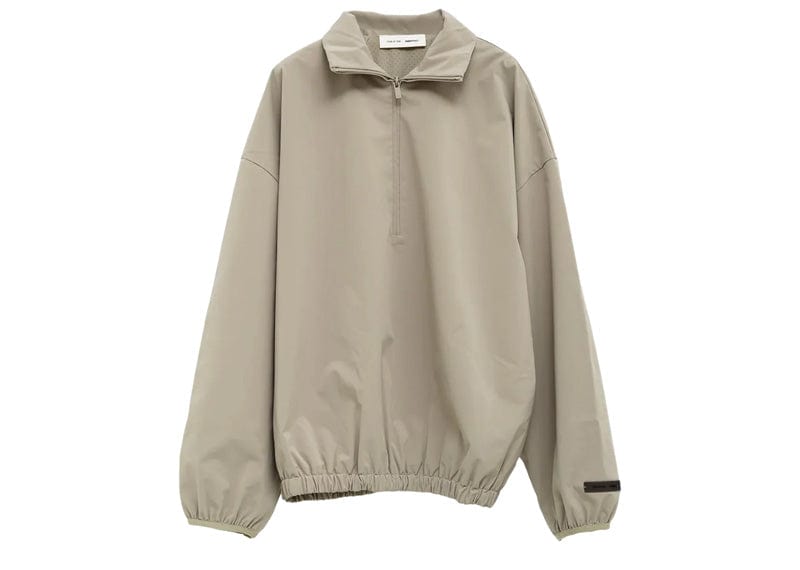 Fear of God Essentials Sporty Nylon Half Zip Timber
