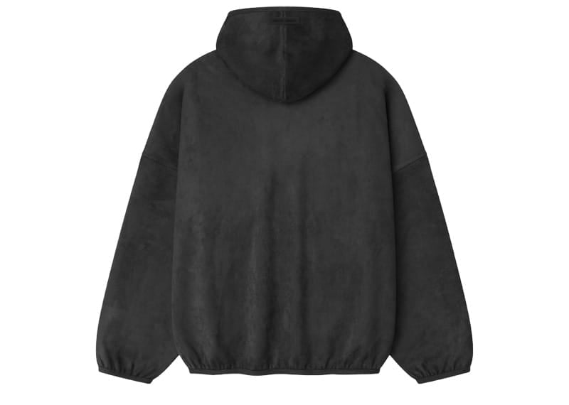 Fear of God Essentials Suede Fleece Modern Hoodie Iron Grey