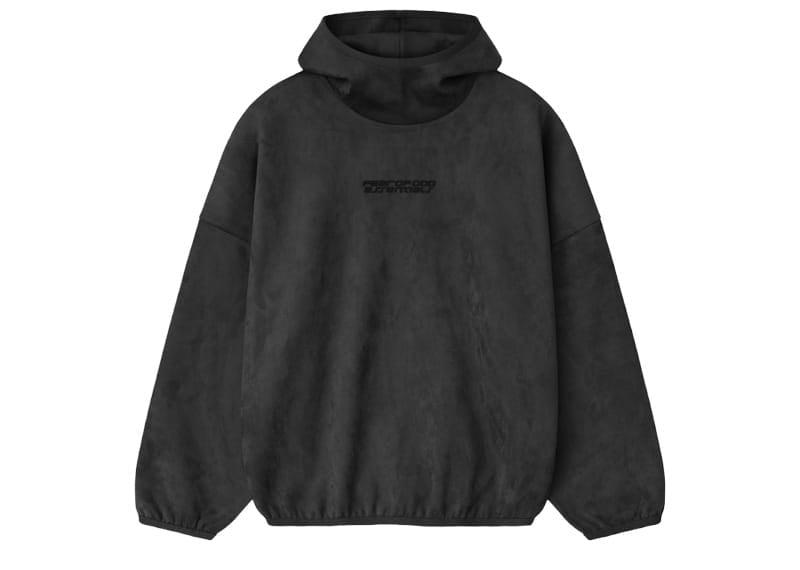 Fear of God Essentials Suede Fleece Modern Hoodie Iron Grey