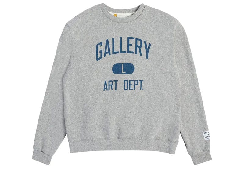 Gallery Dept. Art Dept Crew Neck Sweatshirt Heather Grey