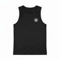 Court 101 Men's Tank Top Black flat lay