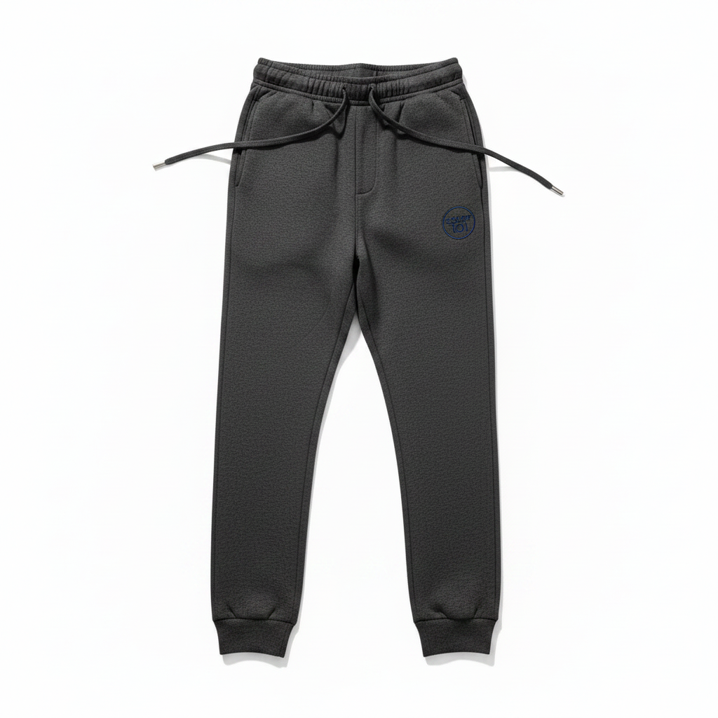 Court 101 Men's Sweatpants Charcoal flat lay