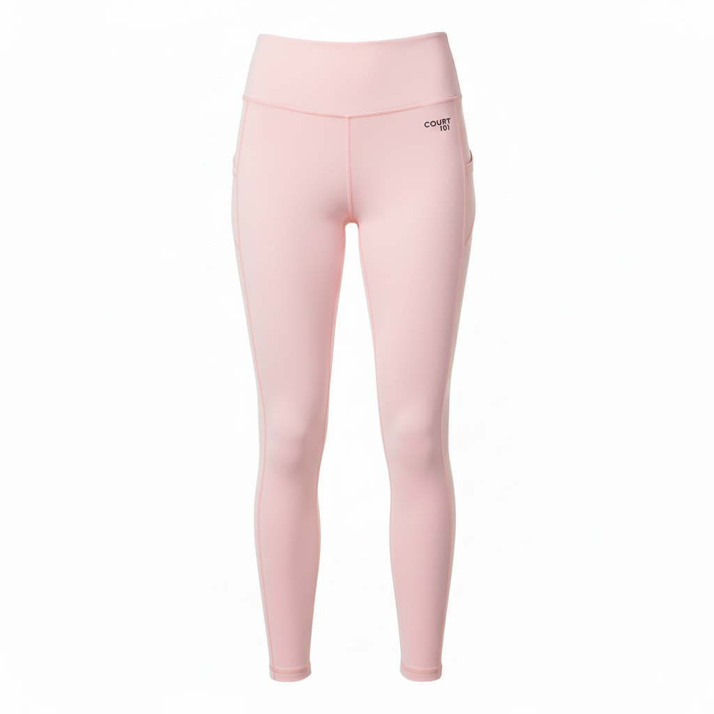 Court 101 Women's Leggings Baby Pink flat lay