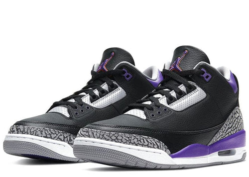 Air Jordan 3 Retro Black Court Purple