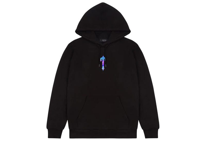 Trapstar Irongate T Trip Drip Hoodie Black Solar Eclipse